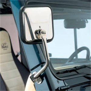 Jeep Wrangler Side Mirror Kit - Rugged Ridge - CJ-Style - Black - `97-`06